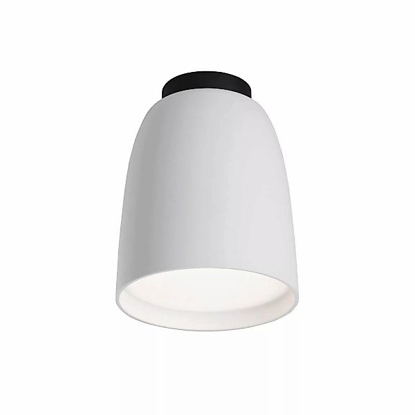 Bover LED-Außen-Deckenlampe Nut, weiß, Alu/Stahl, Ø 10 cm günstig online kaufen