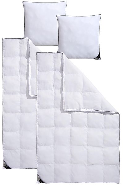 Hanse by RIBECO Kunstfaserbettdecke + Kopfkissen "Max" Unschlagbares Preisl günstig online kaufen