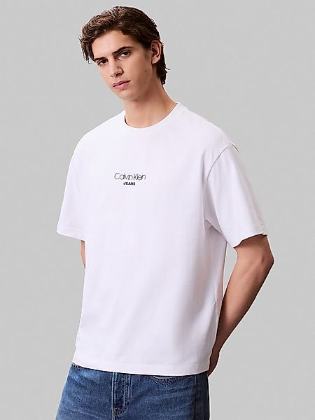 Calvin Klein Jeans T-Shirt Relaxed Fit, Rundhalsausschnitt, Logoprint günstig online kaufen