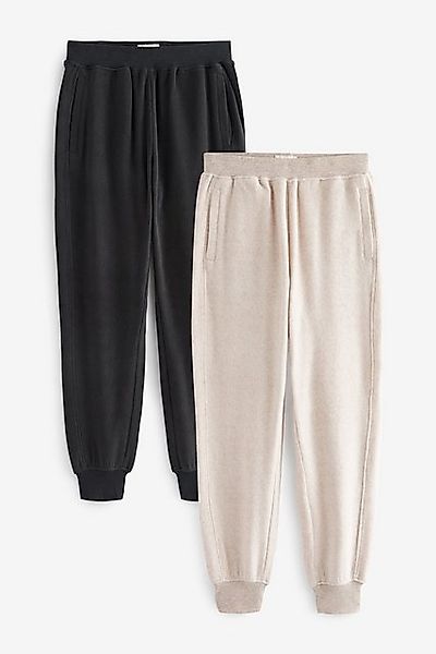Next Loungehose Fleece-Jogginghose im 2er-Pack (2-tlg) günstig online kaufen