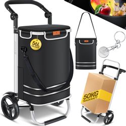 KESSER Einkaufstrolley, klappbar mit 56L Kapazität günstig online kaufen