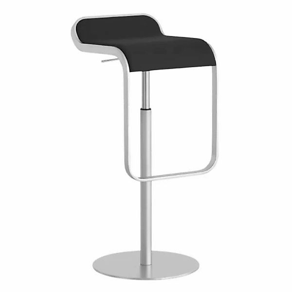 lapalma LEM S79 Barhocker | Niedrig | Sitz schwarz lackiert | Gasfeder schw günstig online kaufen