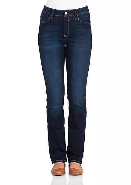 Mavi Damen Jeans Kendra - Straight Fit - Blau - Deep Uptown Str günstig online kaufen