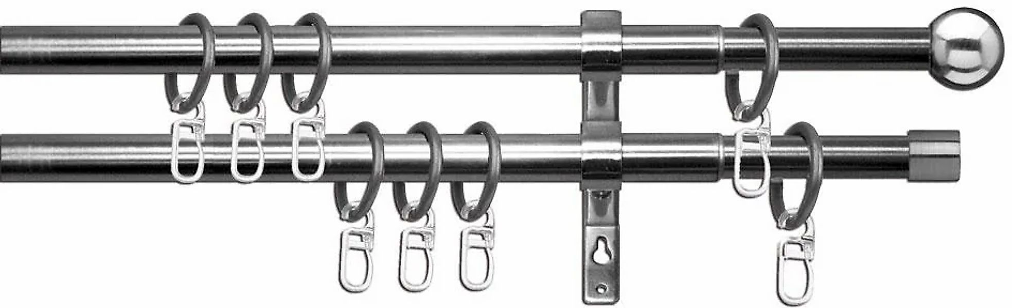 OTTO home Gardinenstange "Bari" Ø 16 mm 2 läufig-läufig ausziehbar stufenlo günstig online kaufen