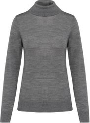 Kariban Sweatshirt Merino-Damenpullover mit Rollkragen günstig online kaufen