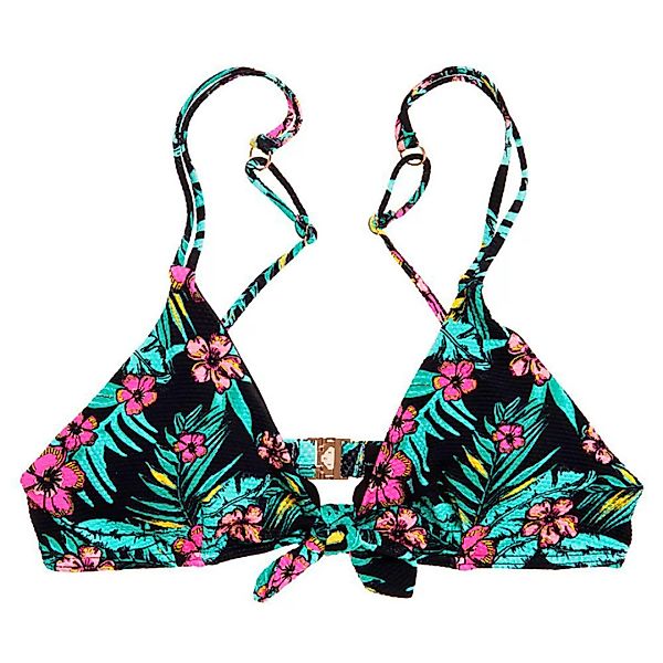 Superdry Felicity Tie Crop Bikini Oberteil L Black Aop günstig online kaufen