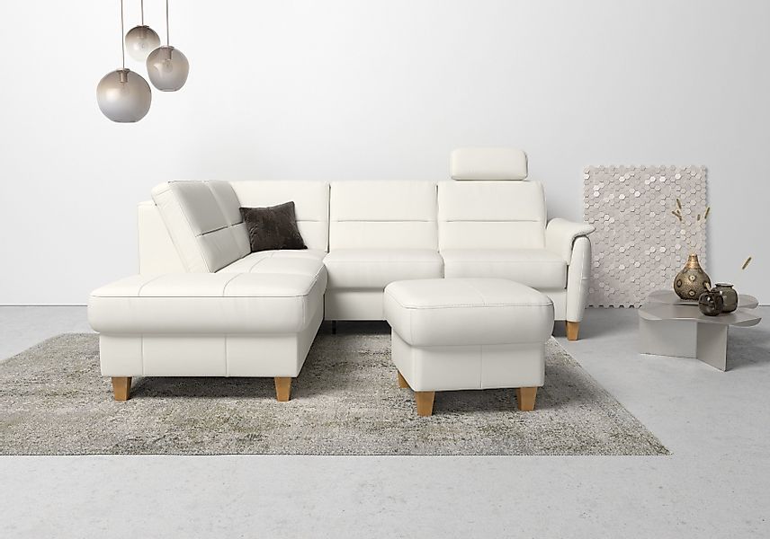 Home affaire Ecksofa Palmera L-Form, Federkern, günstig online kaufen