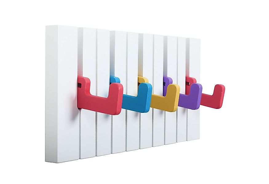 RICOO Garderobenleiste Garderobe Garderobenhaken Wandgarderobe mit Haken Kl günstig online kaufen