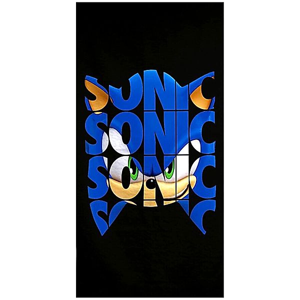 Sonic SEGA Badetuch, Mikrofaser, Kinder Strandtuch günstig online kaufen