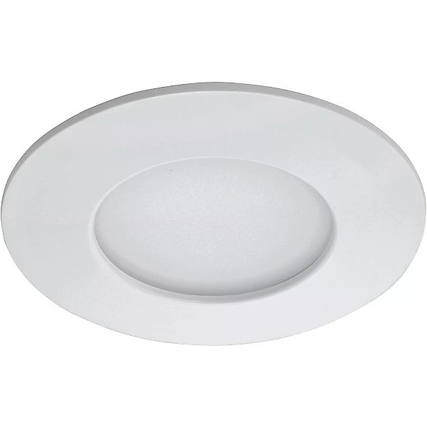 Briloner LED-Einbauleuchte Weiß H: 3 cm Ø: 8,5 cm günstig online kaufen