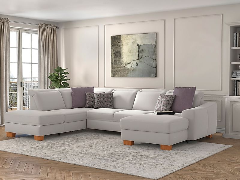 sit&more Wohnlandschaft "Dundee U-Form" mit Federkern und Massivholzfüßen, günstig online kaufen