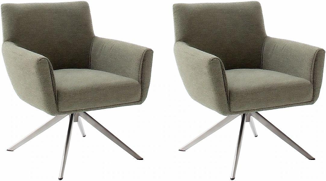 MCA furniture 4-Fußstuhl "WILSON Esszimmerstuhl, Armlehnstuhl, Polsterstuhl günstig online kaufen