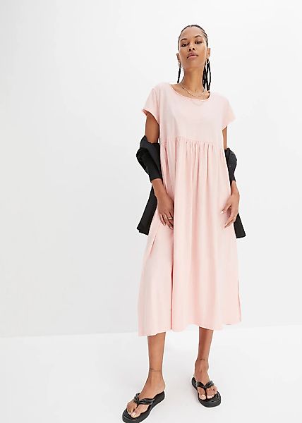 bonprix Midikleid "Midikleid aus reiner Baumwolle" Midikleid aus reiner Bau günstig online kaufen