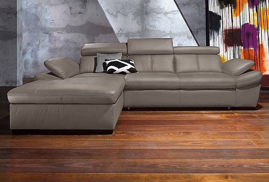 exxpo - sofa fashion Ecksofa »Salerno, Funktionssofa, Breite 280cm, hoher S günstig online kaufen