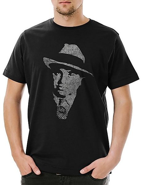Urban Backwoods Print-Shirt Al Capone Vintage Portrait Herren T-Shirt Mafia günstig online kaufen
