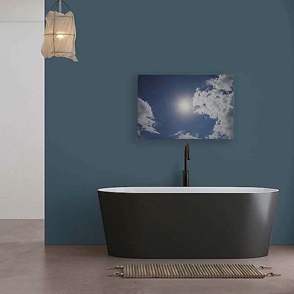 Bricoflor Wandbild Mit Himmel Und Sonne Schlafzimmer Und Büro Leinwandbild günstig online kaufen