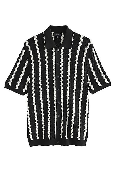 Next Poloshirt Regular Fit Kurzarmhemd mit vertikalen Streifen (1-tlg) günstig online kaufen
