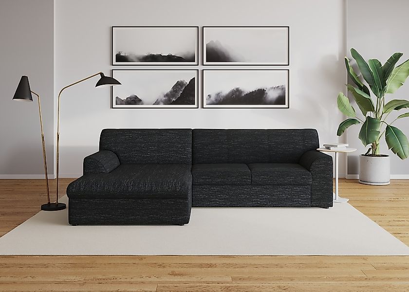 DOMO collection Ecksofa "Topper, elegant und zeitlos, kompaktes Stellmaß 24 günstig online kaufen