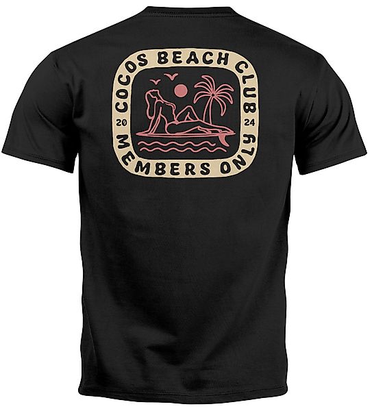 Neverless Print-Shirt Herren T-Shirt Backprint Sommer günstig online kaufen