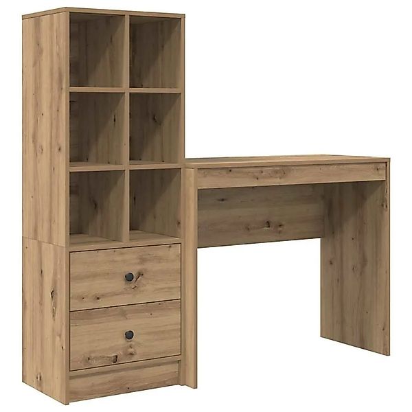 vidaXL Schreibtisch mit Schubladen 2-Tlg Artisan-Eiche 3337328 günstig online kaufen