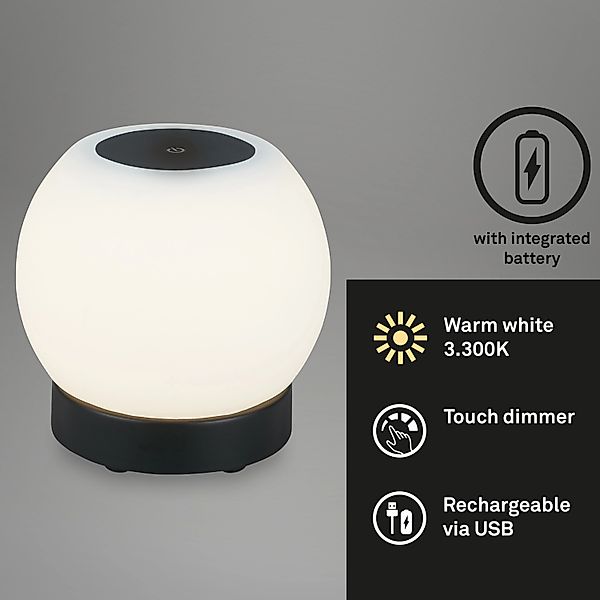 Briloner Leuchten Tischleuchte Akku Tischlampe Touch günstig online kaufen