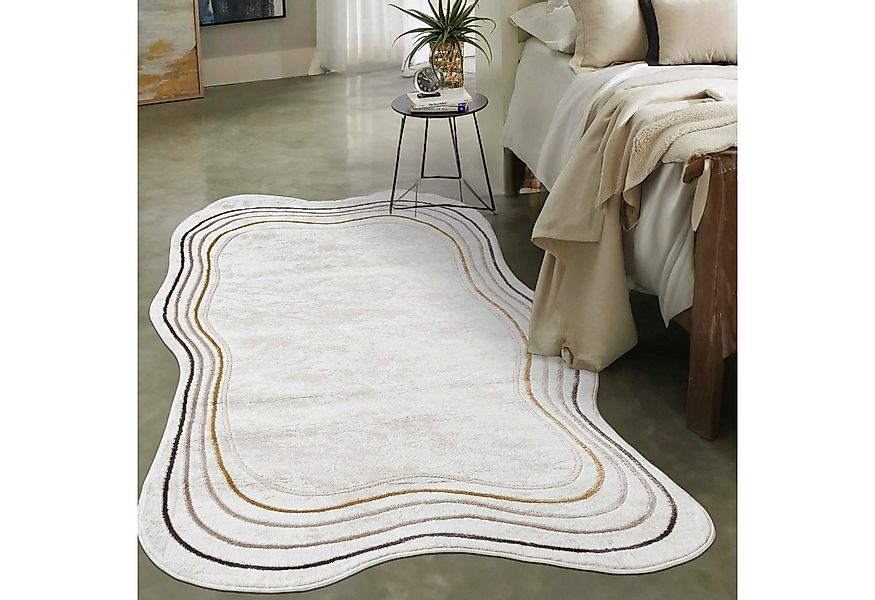 Mazovia Designteppich Modern Unregelmäßig Teppich Weich Teppich für Wohnzim günstig online kaufen