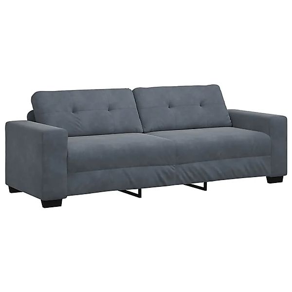 vidaXL 3-Sitzer-Sofa Dunkelgrau 180 cm Samt 4105135 günstig online kaufen