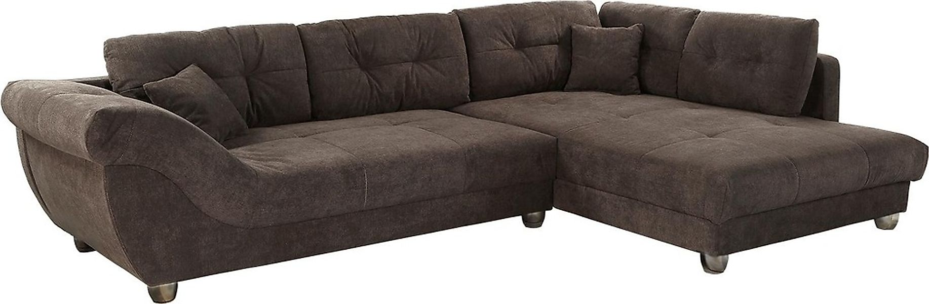Jockenhöfer Gruppe Ecksofa "Siena L-Form, B: 346 cm" mit Zierkissen, große günstig online kaufen