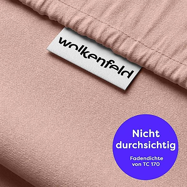 Wolkenfeld Bettwäsche "Renforcé Bettwäsche Baumwolle - Natürlich weiches Sc günstig online kaufen