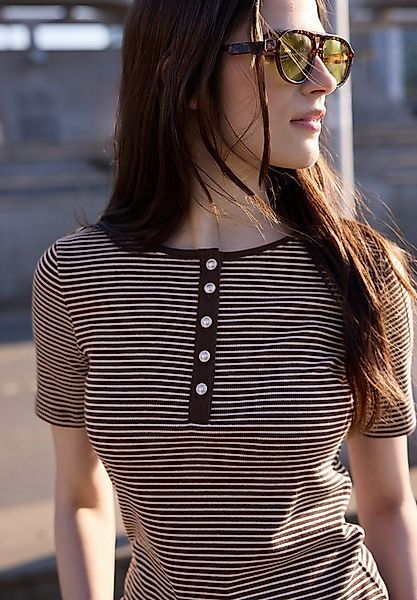 STREET ONE STUDIO T-Shirt Rundhalsausschnitt günstig online kaufen