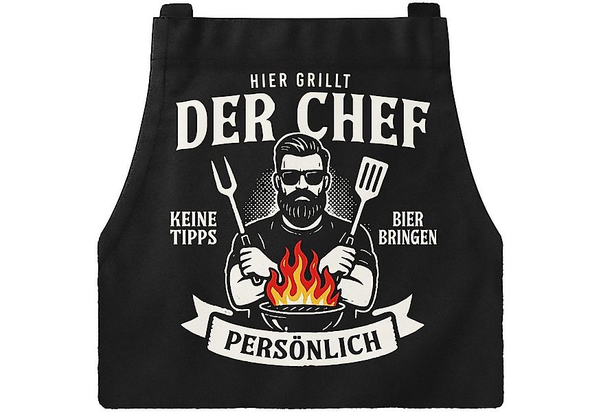 MoonWorks Grillschürze Grillschürze für Männer mit Spruch Kochschürze Herre günstig online kaufen