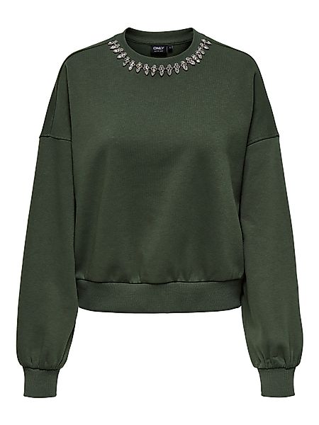 ONLY Sweatshirt ONLKIARA L/S O-NECK EMBELLISHMENT günstig online kaufen