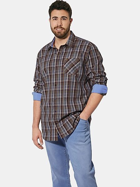 Charles Colby Langarmhemd "Hemd DUKE MALACHAI" 1 im Karo-Design günstig online kaufen