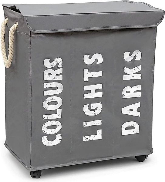 osoltus Wäschesortierer osoltus 3er Wäschesortierer auf Rollen Wäschebox Wä günstig online kaufen