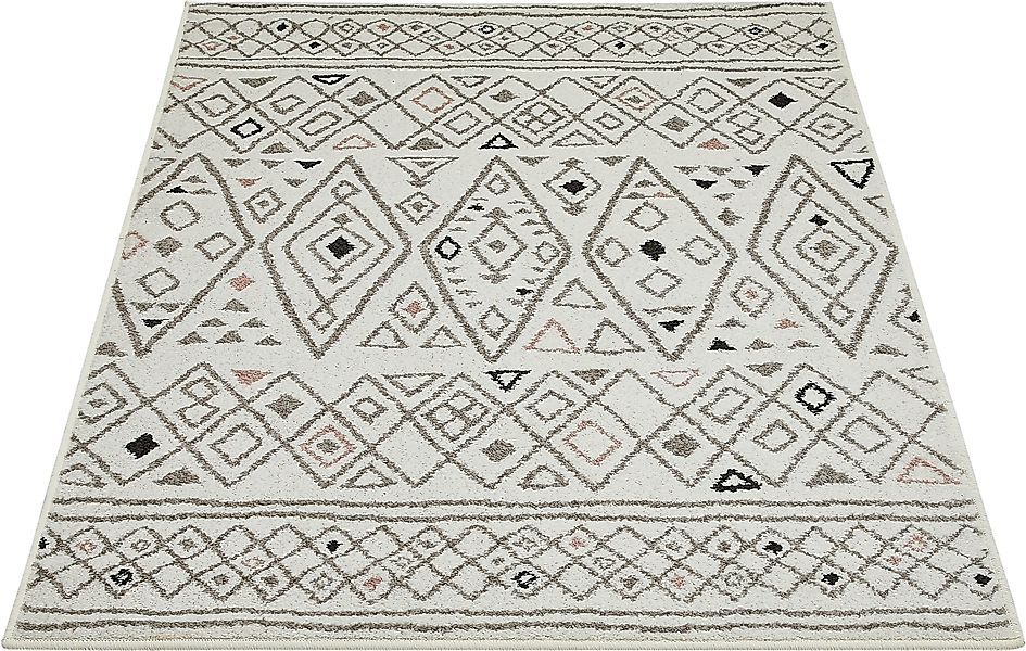 Andiamo Teppich »Bolonia 3«, rechteckig, 6 mm Höhe, Kurzflor, modernes Raut günstig online kaufen