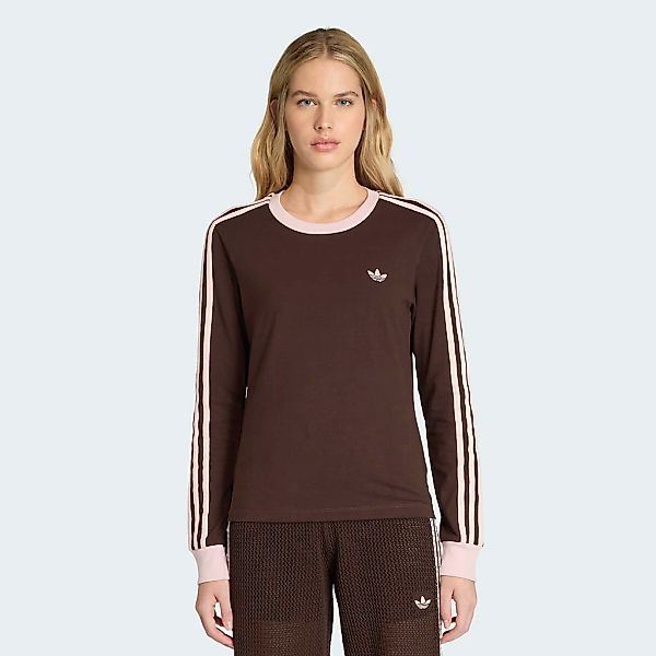 adidas Originals Langarmshirt "3-STREIFEN LONGSLEEVE (SLIM)" günstig online kaufen