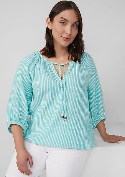 s.Oliver Langarmbluse Musselin-Bluse mit Raglanärmeln und günstig online kaufen