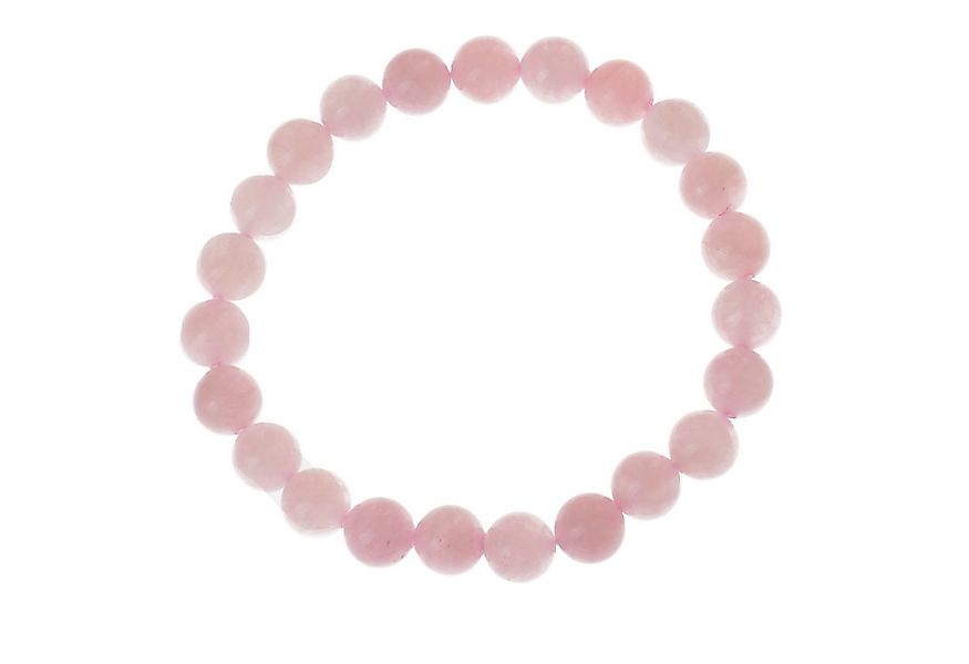 Perlenarmband Rosenquarz 8 mm, elastisch günstig online kaufen