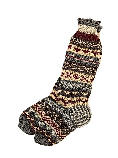 Aurelie Norwegersocken Handgestricke Socken, Haussocken günstig online kaufen