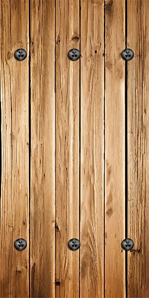 queence Wandgarderobe "Paneel Holzleisten Optik" 1 Stk. tlg. Wandpaneel aus günstig online kaufen