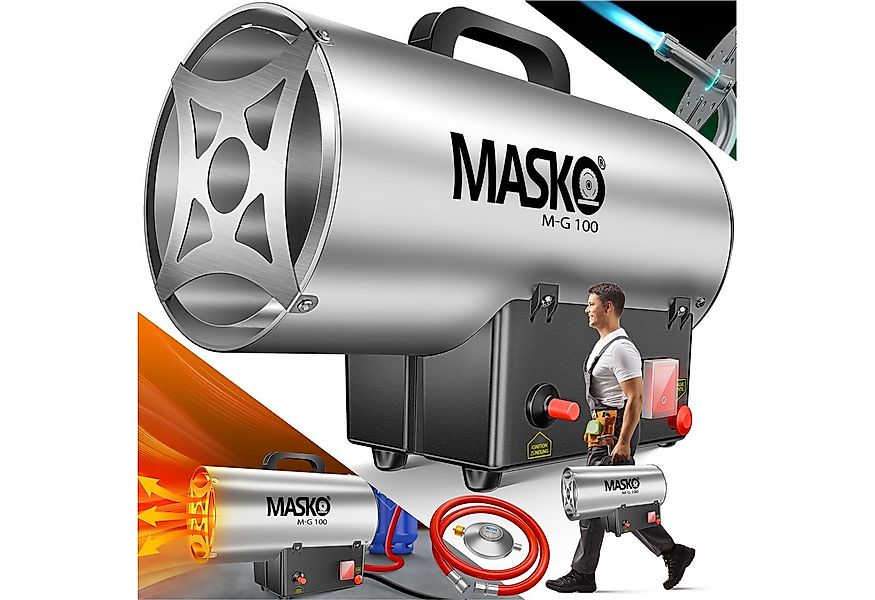 MASKO Heizgerät, 10000 W, Gasheizgebläse Gasheizer Heizkanone Gasheizstrahl günstig online kaufen
