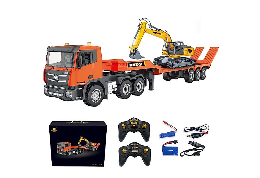 Esun RC-Truck RC LKW und RC Bagger Spielzeug, 2.4Ghz Ferngesteuerter Pritsc günstig online kaufen