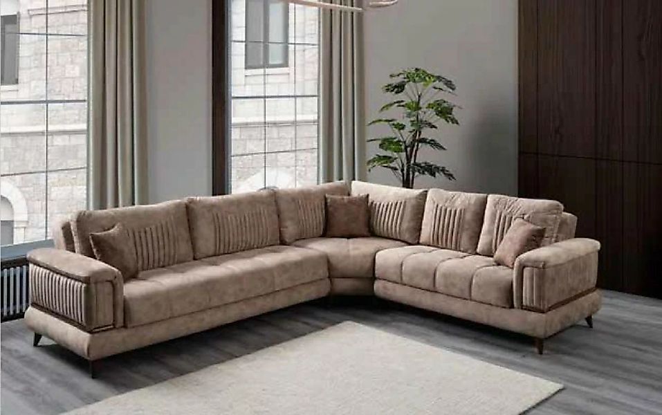 JVmoebel Ecksofa Modernes Sofa Ecksofa Textilmöbel Bequemes Sofa L-Form Bei günstig online kaufen