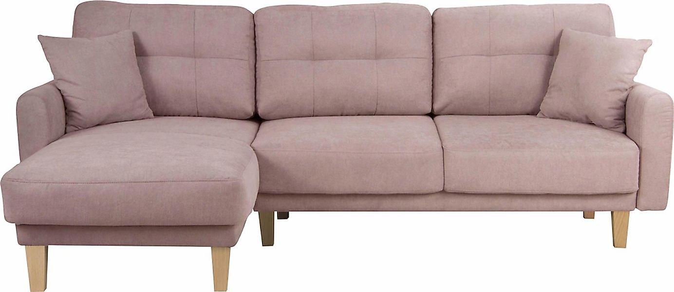Home affaire Ecksofa "TRIPLO optionale Schlafsofa mit Bettkasten, Maße B/T/ günstig online kaufen