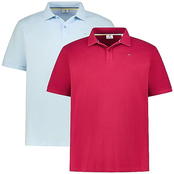 Pfundskerl Doppelpack Poloshirt aus Baumwolle Farbe beere/hellblau Größe: 7 günstig online kaufen
