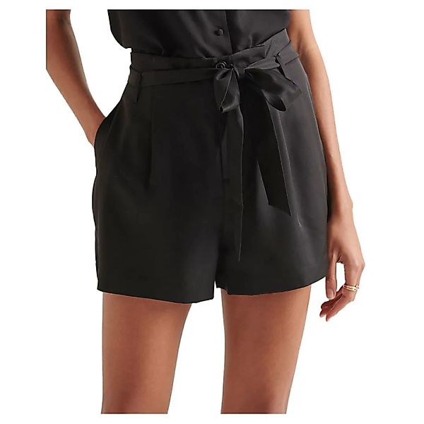Superdry Lyocell Paperbag Shorts Hosen XS Black günstig online kaufen