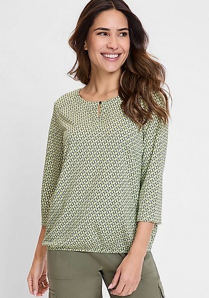 Olsen Rundhalsshirt (1-tlg) mit grafischer Allover-Print günstig online kaufen