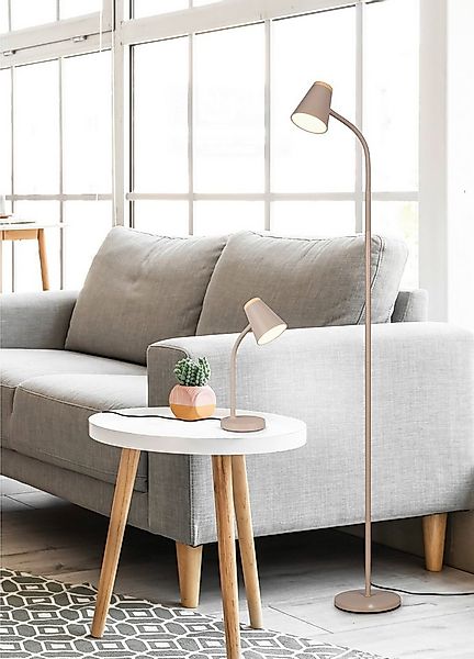 Reality Leuchten LED Stehlampe PONGO, LED Stehleuchte mit ON/OFF Kippschalt günstig online kaufen