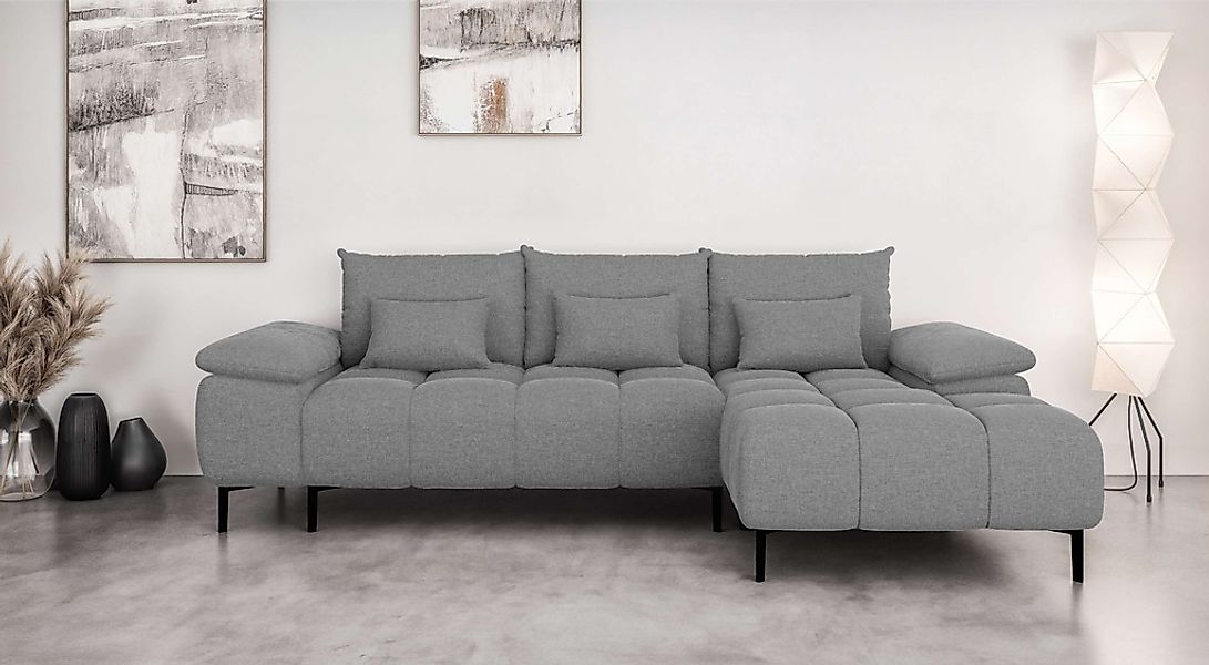 Home affaire Ecksofa "DROMARA Schlafsofa mit Bettkasten, Maße: B/T/H 277/14 günstig online kaufen