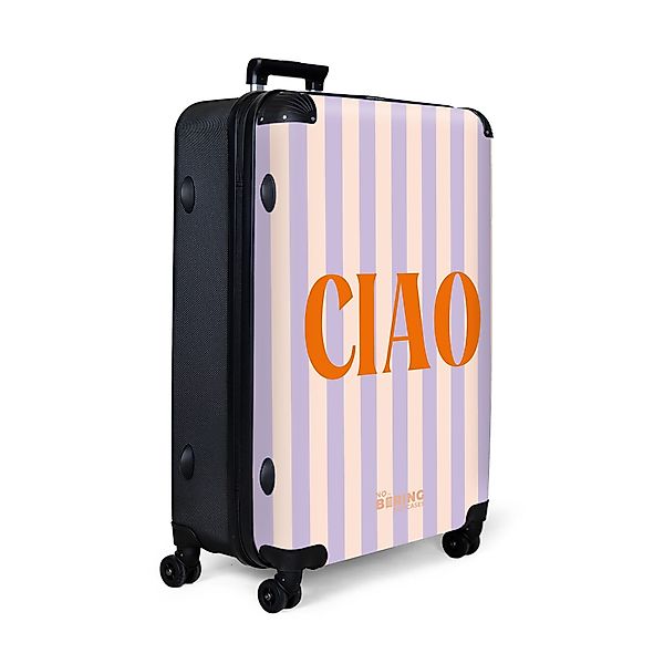 NoBoringSuitcases.com© Hartschalen-Trolley Das Zitat "ciao" in günstig online kaufen